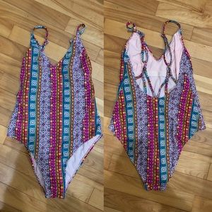 Xhileration one piece bathing suit